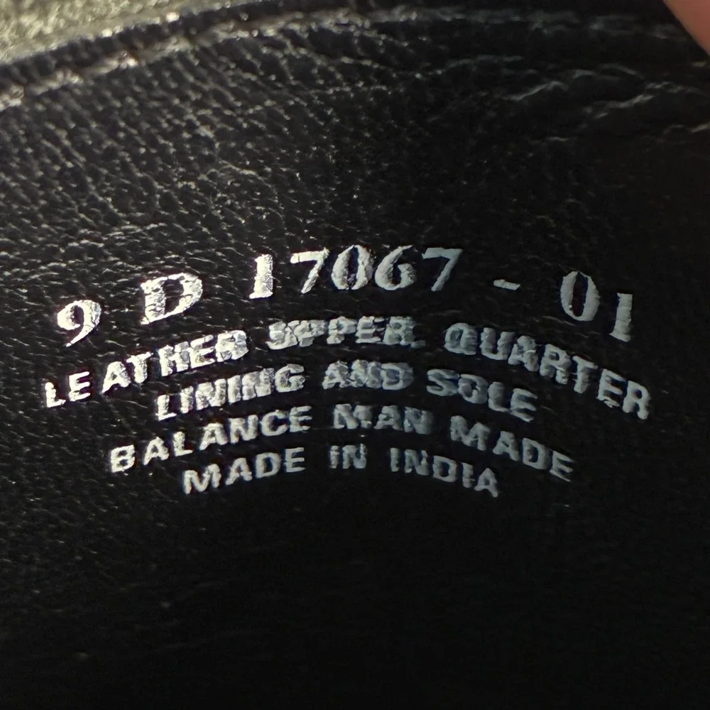 Florsheim 17067 Cap Toe Brogue Oxford Leather Formal Dress Shoes Black Mens 9 D